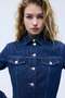 Flared-skirt denim dress - 6