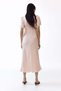 MAMA Lace-trimmed satin dress