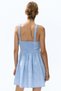 Embroidered flared-skirt dress - 3