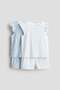 2-pack flutter-sleeve pyjamas