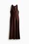 Cowl-neck maxi dress
