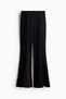 Crease-leg flared trousers - 6