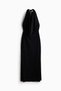 Cowl-neck maxi dress