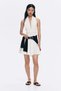Drawstring-detail halterneck dress - 3