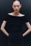 Fine-knit off-the-shoulder dress - 6