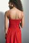 Smocked flared-skirt dress - 2