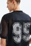 Loose Fit Printed mesh T-shirt - 5