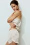 Lace-trimmed satin pyjamas - 5