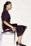 Waisted midi dress - 4