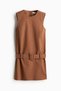 Belted mini dress