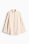 Crinkled viscose-blend shirt - 6