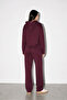 Burgundy Oversize Double Set - 4