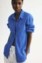 Crinkled cotton shirt - 4