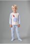 100% Cotton Space Patterned Long Sleeve Top Elasticized Leg 2-Piece Pajama Set Baby Boy I1441A526Au - 3
