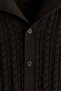 Relaxed Fit Pointelle-knit resort shirt