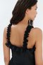 Ruffled crÃªpe dress - 2