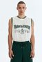 Relaxed Fit Printed mesh vest top - 5