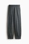 Wide merino wool joggers - 6