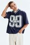 Loose Fit Printed mesh Tâ€‘shirt - 5
