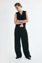 Wide pleated trousers - 4