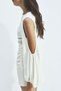 Balloon-sleeved cold shoulder dress - 4