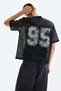 Loose Fit Printed mesh T-shirt - 3