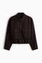 Linen-blend zip-through overshirt - 3