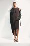Draped bubble-hem dress - 2