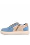 Genuine Leather Lace-Up Blue Beige Light Sole Boys' Sports Shoes - 5