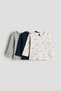 3-pack cotton tops