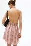 Flared-skirt halterneck dress - 3