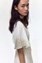 Embroidered drawstring dress - 7