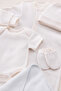 100% Cotton Plain White 10-Piece Baby Hospital Discharge Set - Customize & Embroidery-Friendly Bodysuit Set - 3