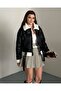 Women's Fur Detailed Belted Zippered Coat - 2