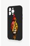 iPhone 13 Pro Max Compatible Cut-Out Lion Pattern Silicone Case - 4