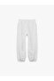 Oversize Balloon Fit Sweatpants with Pockets and Elastic Waist - 6