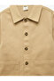 Cotton Classic Collar Pocket Detailed Long Sleeve Buttoned Gabardine Shirt Jacket - 3