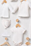 100% Cotton Plain White 10-Piece Baby Hospital Discharge Set - Customize & Embroidery-Friendly Bodysuit Set - 5