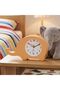 Dinosaur Wall & Table Clock Silent NonTicking Sweep Movement 3D Dino Character Design forKids,Orange - 2