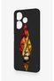 Redmi 13 4g Compatible Cutout Lion Pattern Silicone Case - 4