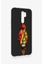 Redmi 9 Compatible Cutout Lion Pattern Silicone Case - 3