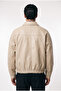 Men's Oversize Unisex Leather Jacket with Fur Inside - 4