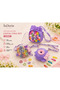 Colorful Hair Elastic Set Shoulder Bag with Capsule Bag, Adjustable Strap