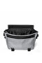 Unisex Messenger Bag Gray Shoulder Strap Crossbody Bag Daily School Bag with Large Compartments - 3