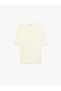 Short Sleeve Crew Neck Stone Knit Sweater