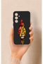 Samsung S23Fe Compatible Cutout Lion Pattern Silicone Case