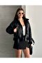 Women's Fur Detailed Belted Zippered Coat - 5