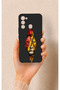 Tecno Spark 8C Compatible Cut-Out Lion Pattern Silicone Case