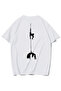 Unisex Oversize Spider-Man Final Catch T-Shirt White