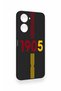 Vivo Y18 Compatible 1905 Belt Patterned Silicone Case - 4